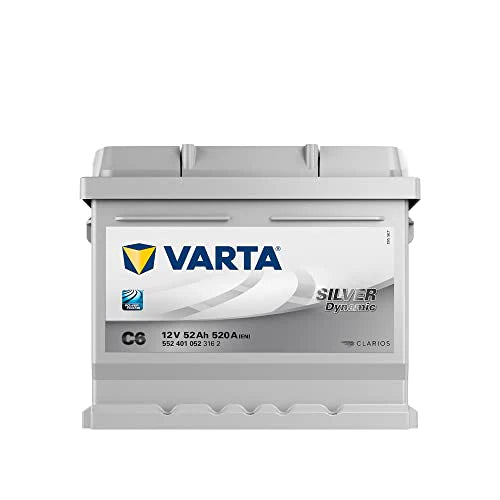 Varta Silver Dynamic C6 Batterie Voitures, 12 V 52Ah 520 Ampères (En)