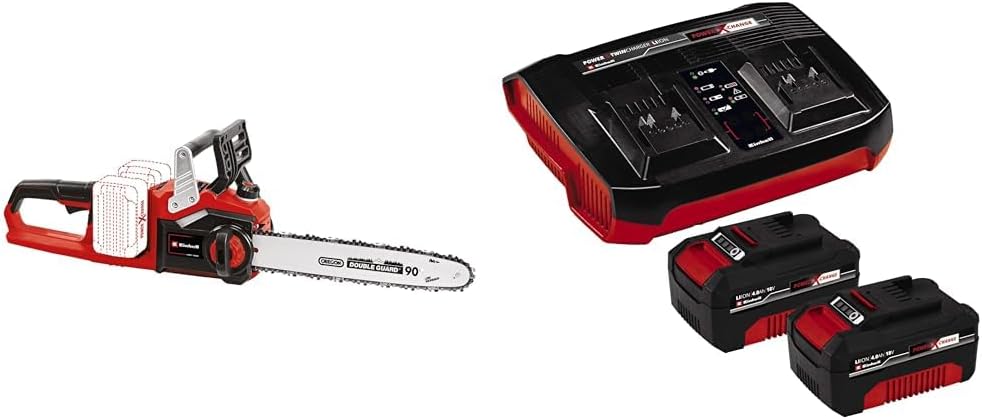 Einhell Professional Trononneuse sans fil GP-LC 36/35 Li- Solo Power X-Change (36V, Longueur de coupé 33cm, Vitesse de chaine 15m/s, moteur sans charbon) Livrée sans Batterie ni Chargeur