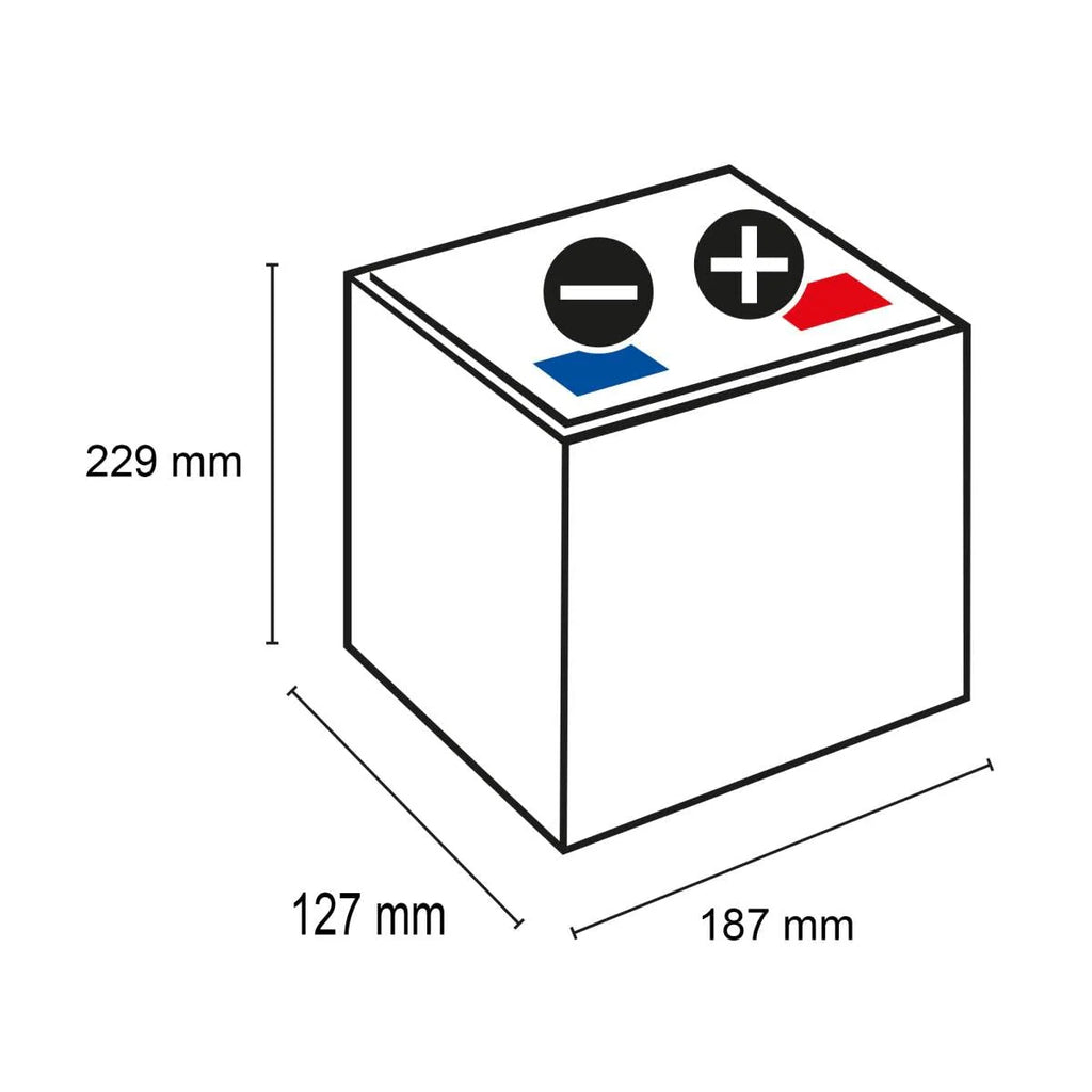 Varta Blue Dynamic A14 Batterie Voitures, 12 V 40Ah 330 Amps (En)