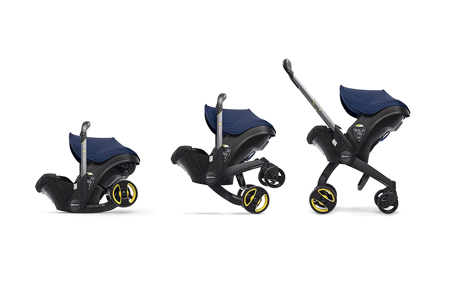 Doona Infant Car Seat & Latch Base - Car Seat to Stroller in Seconds - Royal Blue, US Version