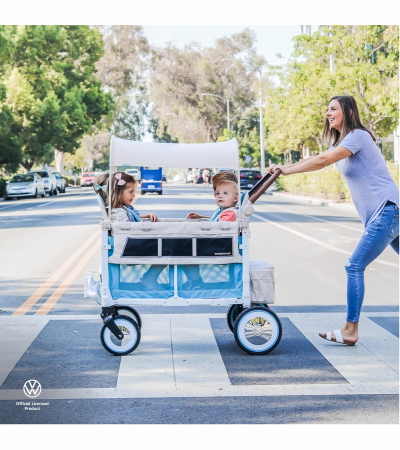 W0NDERF0LD  Volkswagon Special Edition Quad (4 seater) Stroller Wagon