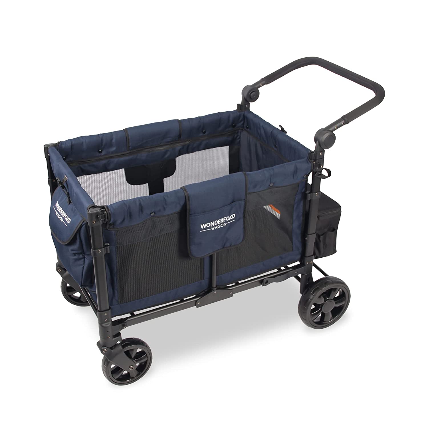 W0NDERF0LD W4 Elite 4 Seater Multi-Function Quad Stroller Wagon