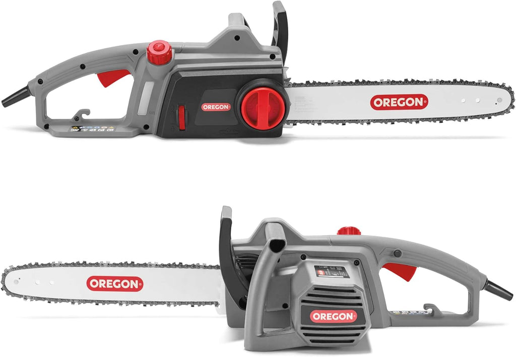 OREGON CS1400 - Trononneuse lectrique 2400W Puissante avec Guide-Chane de 40 cm, Moteur 230V, Technologie ControlCut, Trononneuse Filaire Silencieuse & Légère, Garantie 3 ans