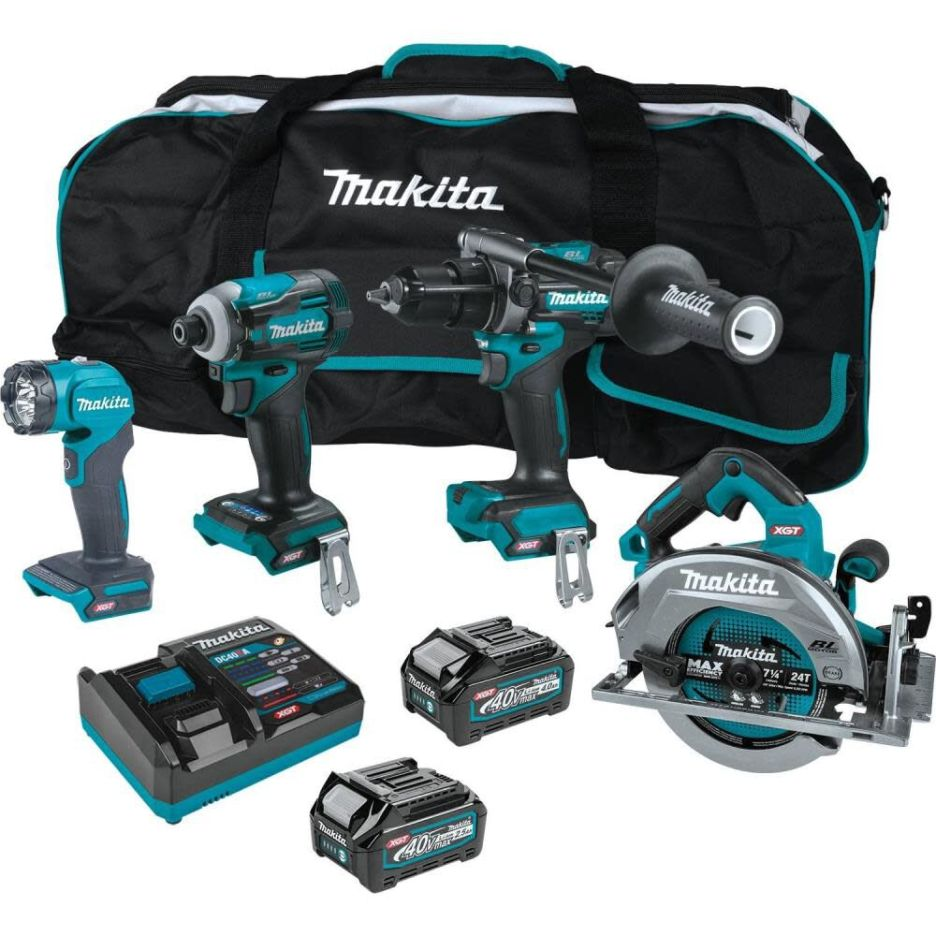 Makita XGT 40V max Kit combiné 4 pièces