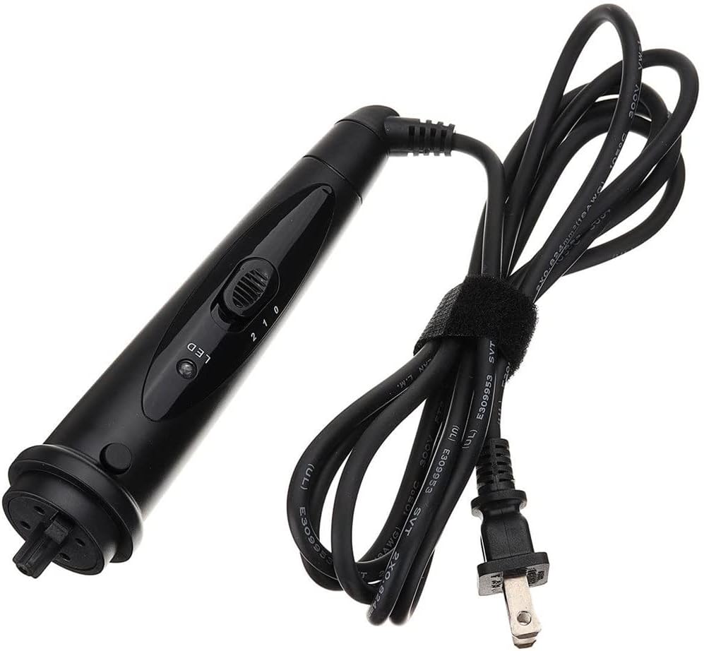 KKMNDE 6 en 1 9-32mm Interchangeable Professionnel en céramique bigoudi Rotatif Fer à friser Baguette bigoudis Soins des Cheveux Outils de Coiffure
