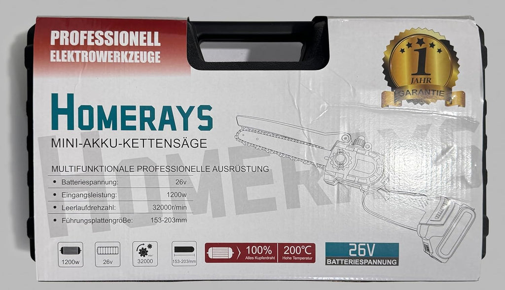 Mini Trononneuse a Batterie 4000mAh, 8 &amp; 6 Pouces Lubrificateur Automatique et électrique Trononneuse 2 * 2000mAh brushless Elagueur, Pour La Coupe Du Bois, Branches, L'élagage, La Cour, Jardin