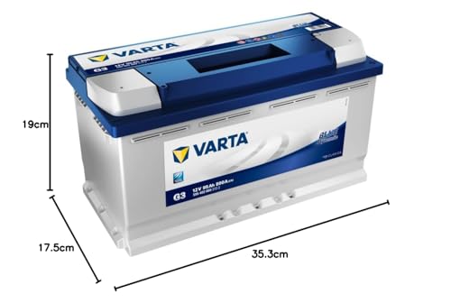 Varta G3 lead acid agm Blue Dynamic Batterie Auto, 595402080, 12V, 95 Ah, 800 A, pour Camion