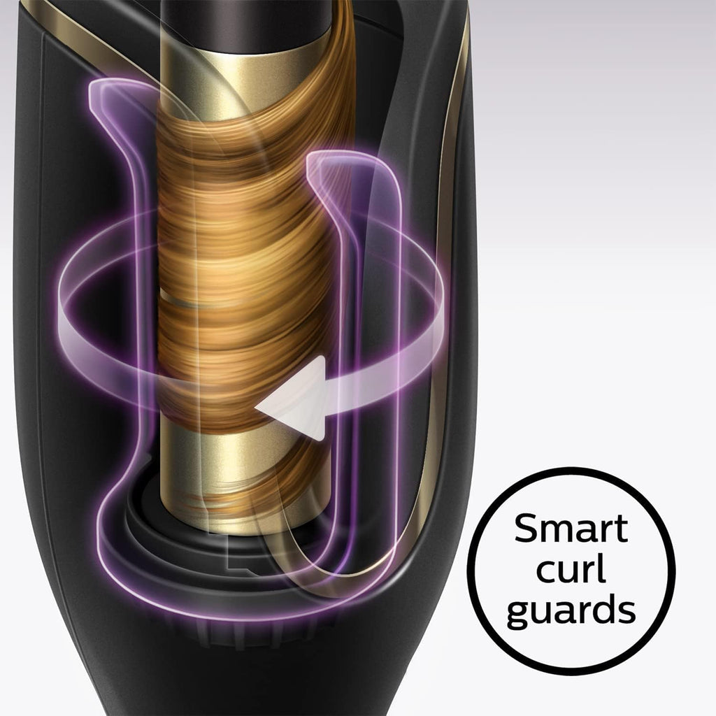 Philips Fer à friser automatique StyleCare Prestige avec système de boucles innovant (modèle BHB876/00)