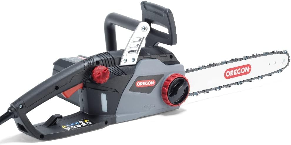 OREGON CS1400 - Trononneuse lectrique 2400W Puissante avec Guide-Chane de 40 cm, Moteur 230V, Technologie ControlCut, Trononneuse Filaire Silencieuse & Légère, Garantie 3 ans