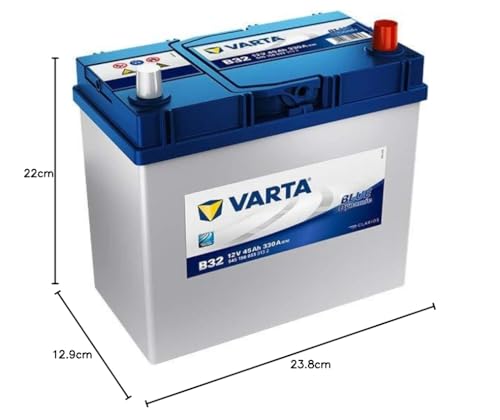 Varta Blue Dynamic B32 Batterie Voitures, 12 V 45Ah 330 Amps (En)