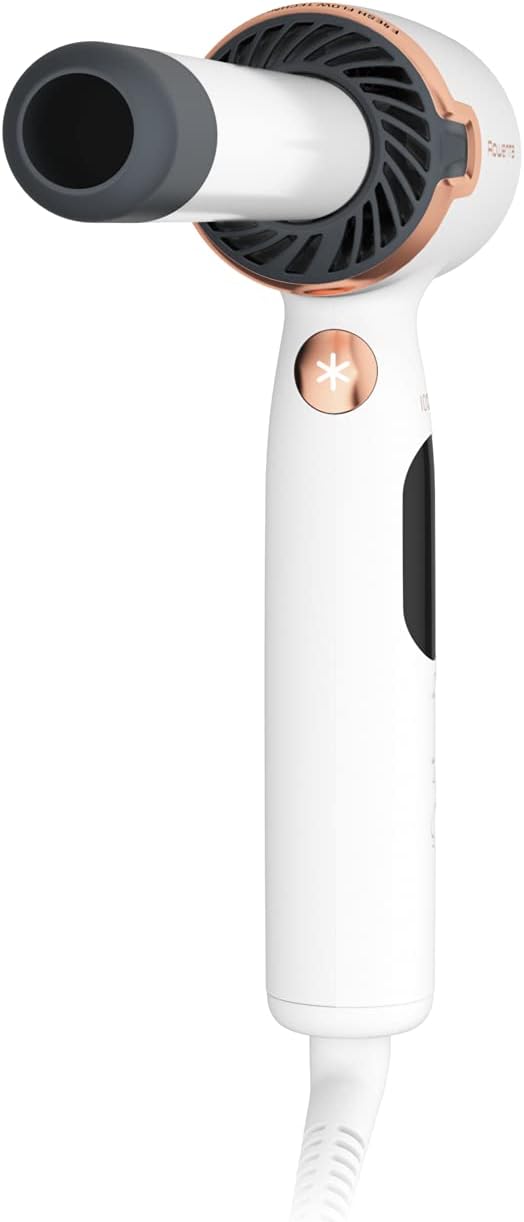 Rowenta Air Care Ultimate Experience Fer à boucler Diamètre 25 mm Forme en L pour un confort total 8 réglages de température de 130 °C à 200 °C Fonction Blanc ionique CF4310F0