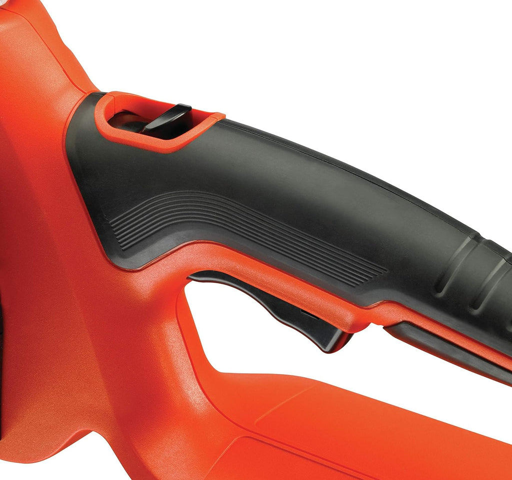 BLACK+DECKER Trononneuse Sans Fil 18 V 25 cm avec Batterie Li-Ion 2 Ah et Chargeur - Scie à Chane avec Lubrification Semi-Automatique - Tendeur de Chaine Sans Outil GKC1825L20-QW