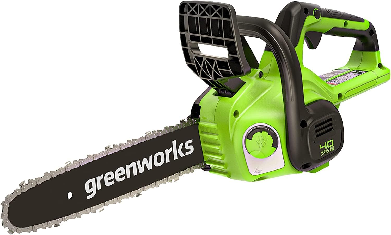 Greenworks G40CS30II Trononneuse à Batterie, Longueur Guide-Chane 12-Pouces (30 cm), Vitesse 4,2 m/s, 2,6 kg, Graisseur Automatique, SANS Batterie 40V Ni Chargeur, Garantie 3 Ans