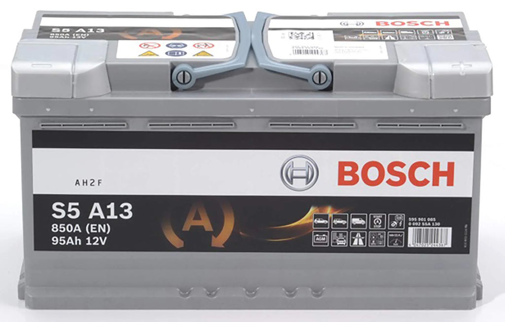 Bosch S5A13 - Batterie Auto - 95A/h - 850A - Technologie AGM - adaptée aux Véhicules avec Start/Stop
