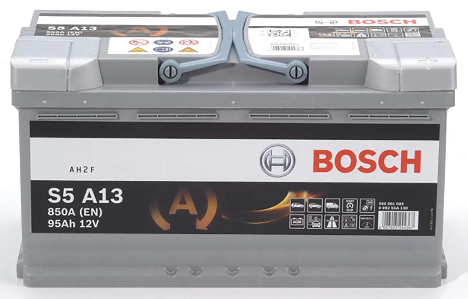 Bosch S5A13 - Batterie Auto - 95A/h - 850A - Technologie AGM - adaptée aux Véhicules avec Start/Stop