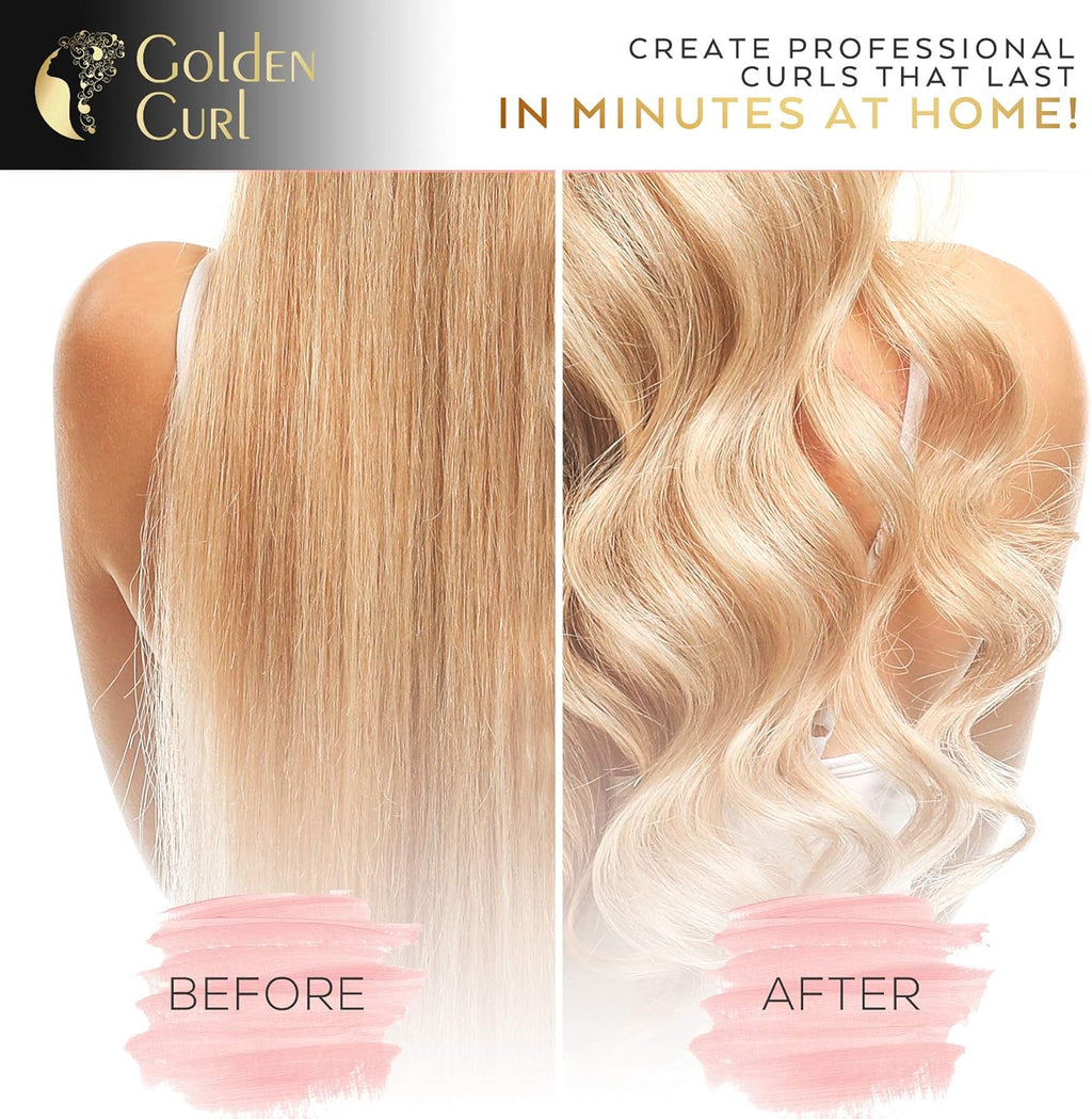 Golden Curl GL506 Boucleur de Cheveux Curl Fer a Friser Curly Professionnel pour tous types de cheveux - Garantie 5 ans (Allemagne)