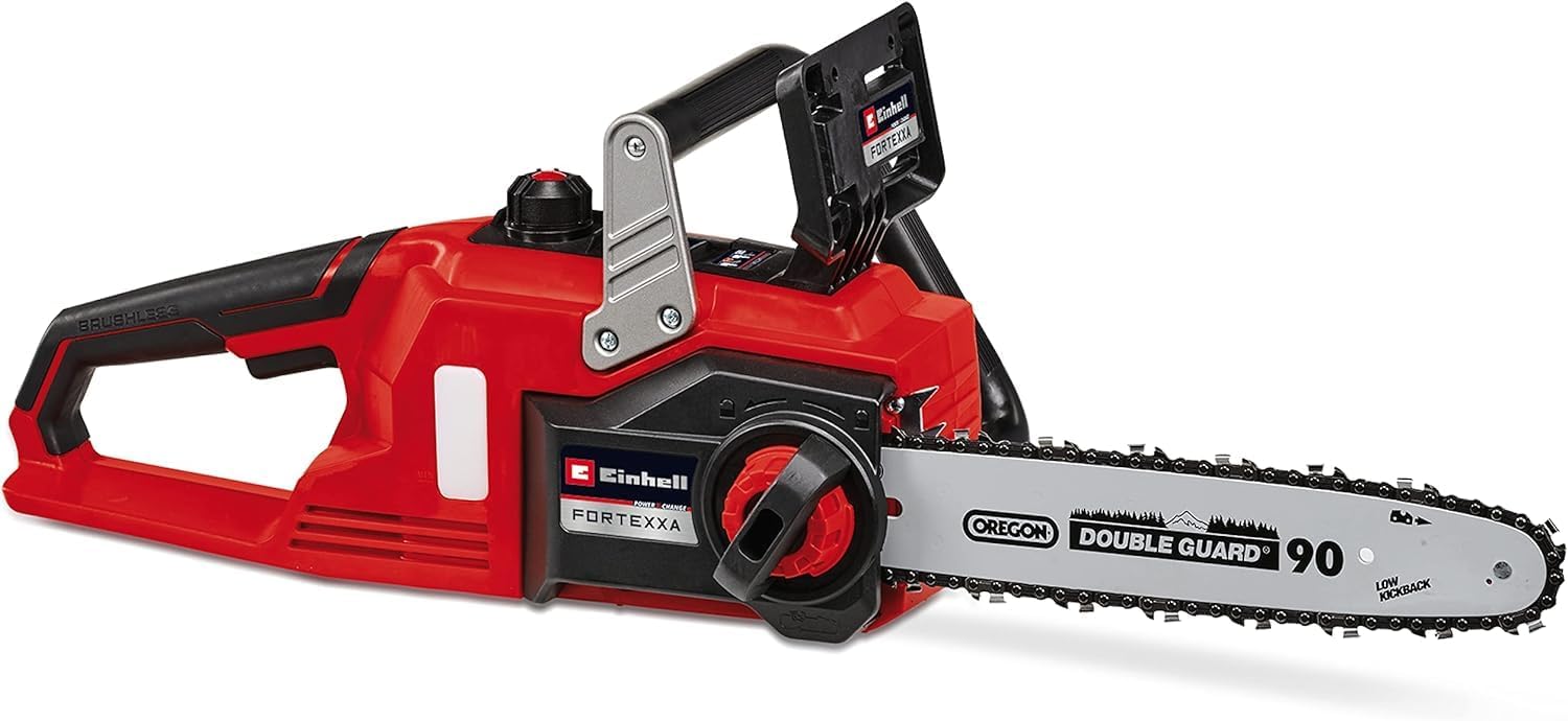 Einhell Trononneuse sans fil FORTEXXA 18/30 Solo - Power X-Change (18V, moteur sans charbon, guide-chane 30 cm, régime max 4 300 tr/min) Livré sans Batterie ni Chargeur