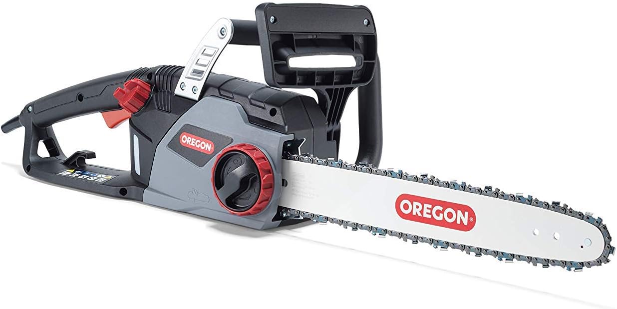OREGON CS1400 - Trononneuse lectrique 2400W Puissante avec Guide-Chane de 40 cm, Moteur 230V, Technologie ControlCut, Trononneuse Filaire Silencieuse & Légère, Garantie 3 ans