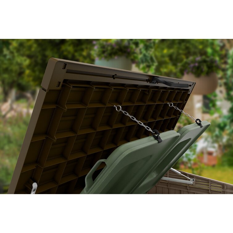 Keter Store-It-Out MIDI 4.3x3.7 ft. Resin Outdoor Storage Shed for Patio Furniture and Tools