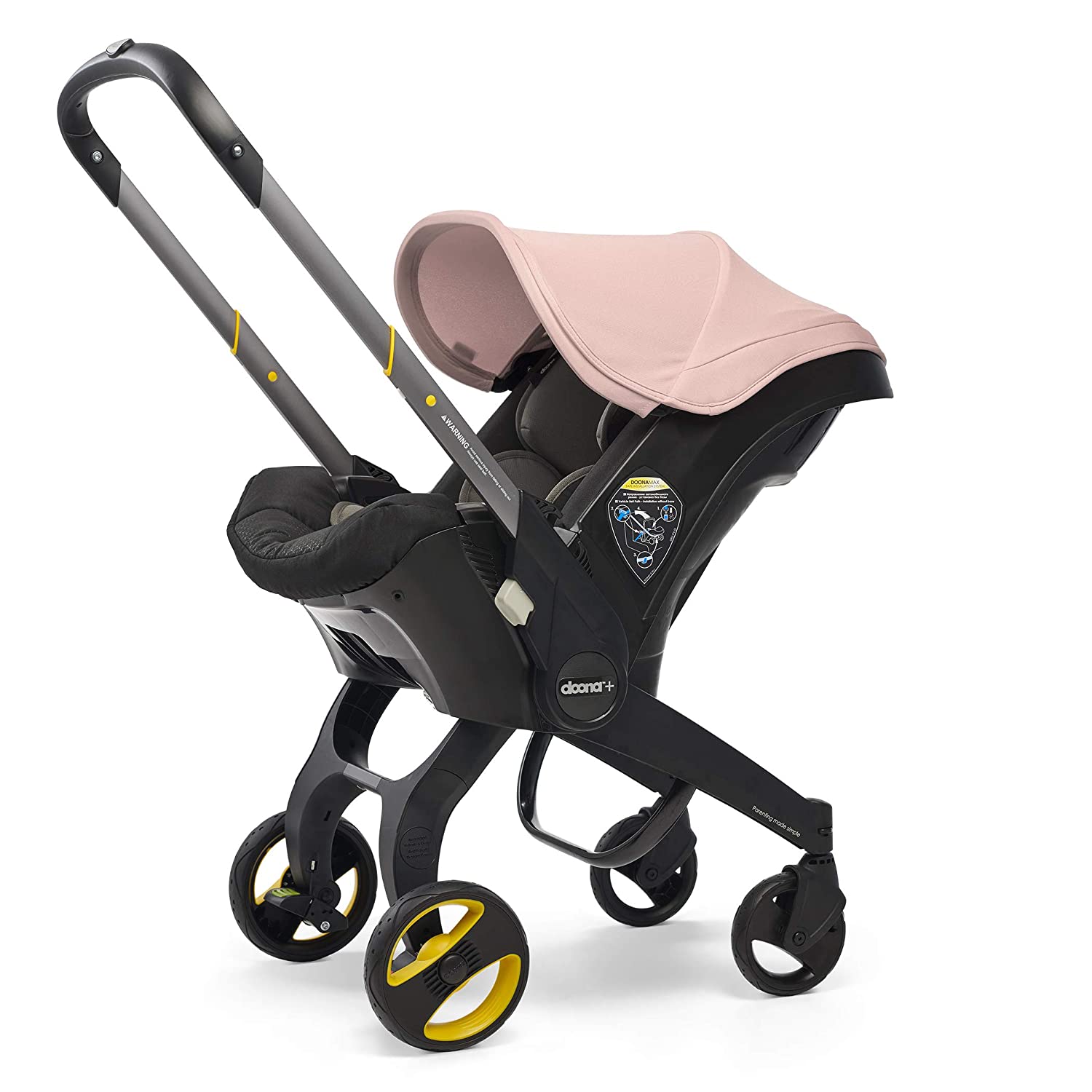 Doona Infant Car Seat & Latch Base Car Seat to Stroller Blush Pink US Version