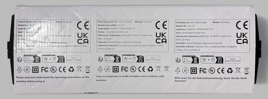 Mini Trononneuse a Batterie 4000mAh, 8 &amp; 6 Pouces Lubrificateur Automatique et électrique Trononneuse 2 * 2000mAh brushless Elagueur, Pour La Coupe Du Bois, Branches, L'élagage, La Cour, Jardin