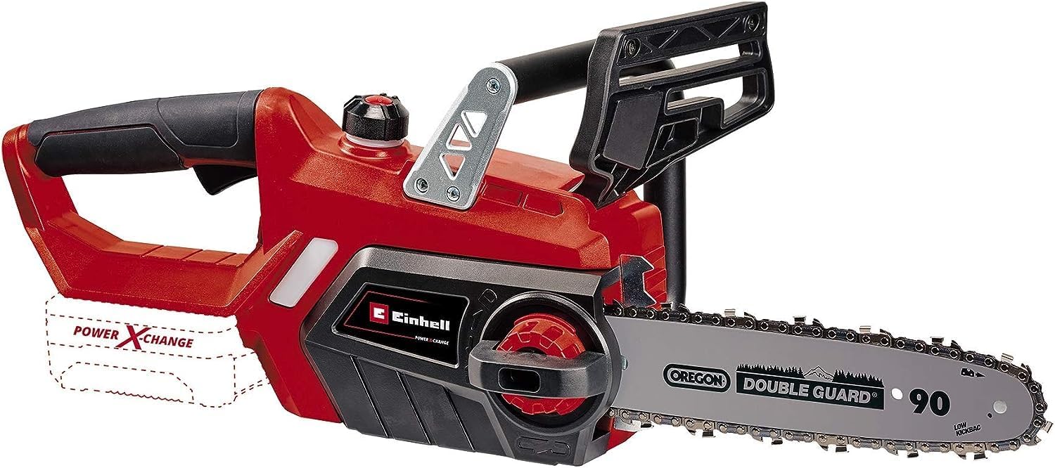 Einhell Trononneuse sans fil GE-LC 18/25 Li Solo - Power X-Change (18 V, Longueur du guide 25 cm, Longueur de coupe 23 cm) Livré sans Batterie ni Chargeur