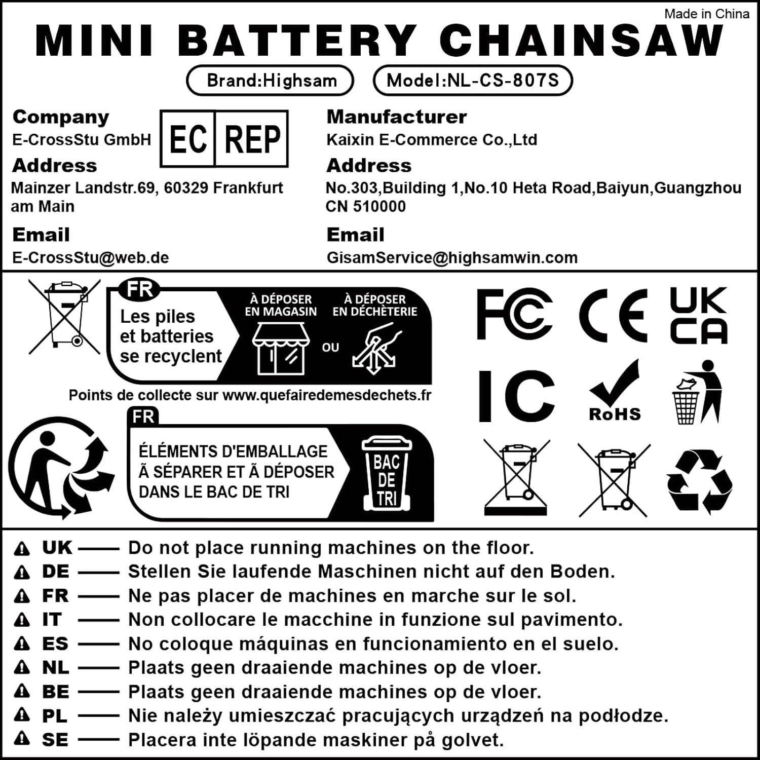 Mini Trononneuse à Batterie 8000mAh,6 et 8 Pouces Trononneuse électrique avec 900W Moteur Sans Balais,Automatique et Tension de Chane,Pour le Jardin,Les Branches et le Bois