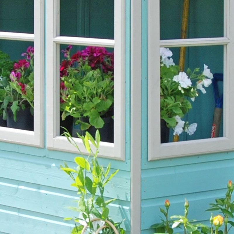 Limited Time Discount10' x 10' Sun Pent Wooden Garden Potting Shed