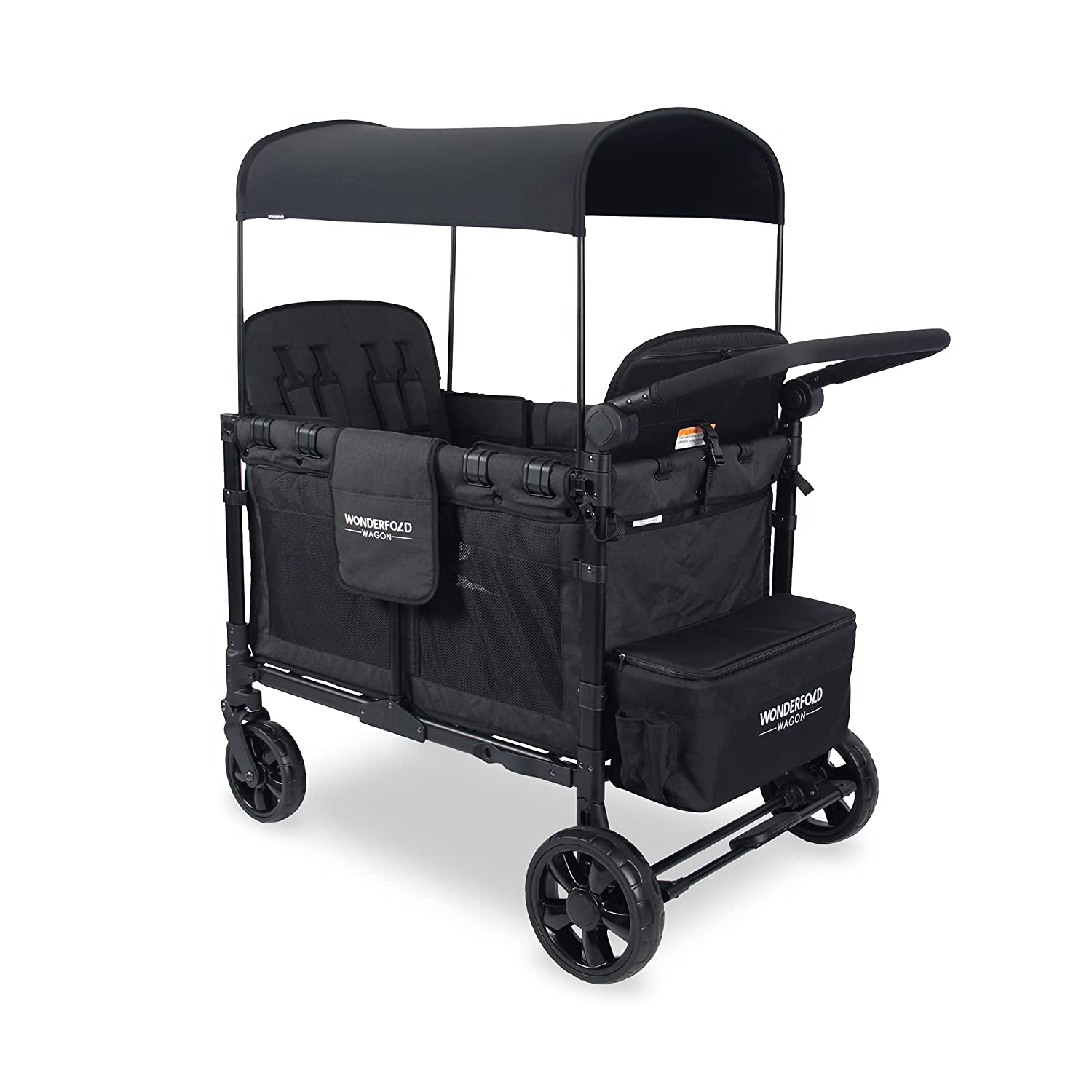 W0NDERF0LD W4 Elite 4 Seater Multi-Function Quad Stroller Wagon
