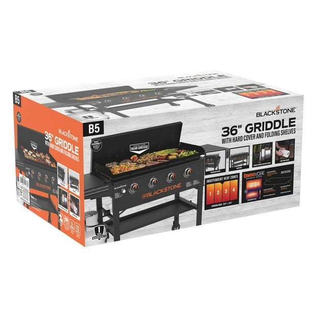 Blackstone 4-Burner 36 Griddle Cooking Station with Hard Cover