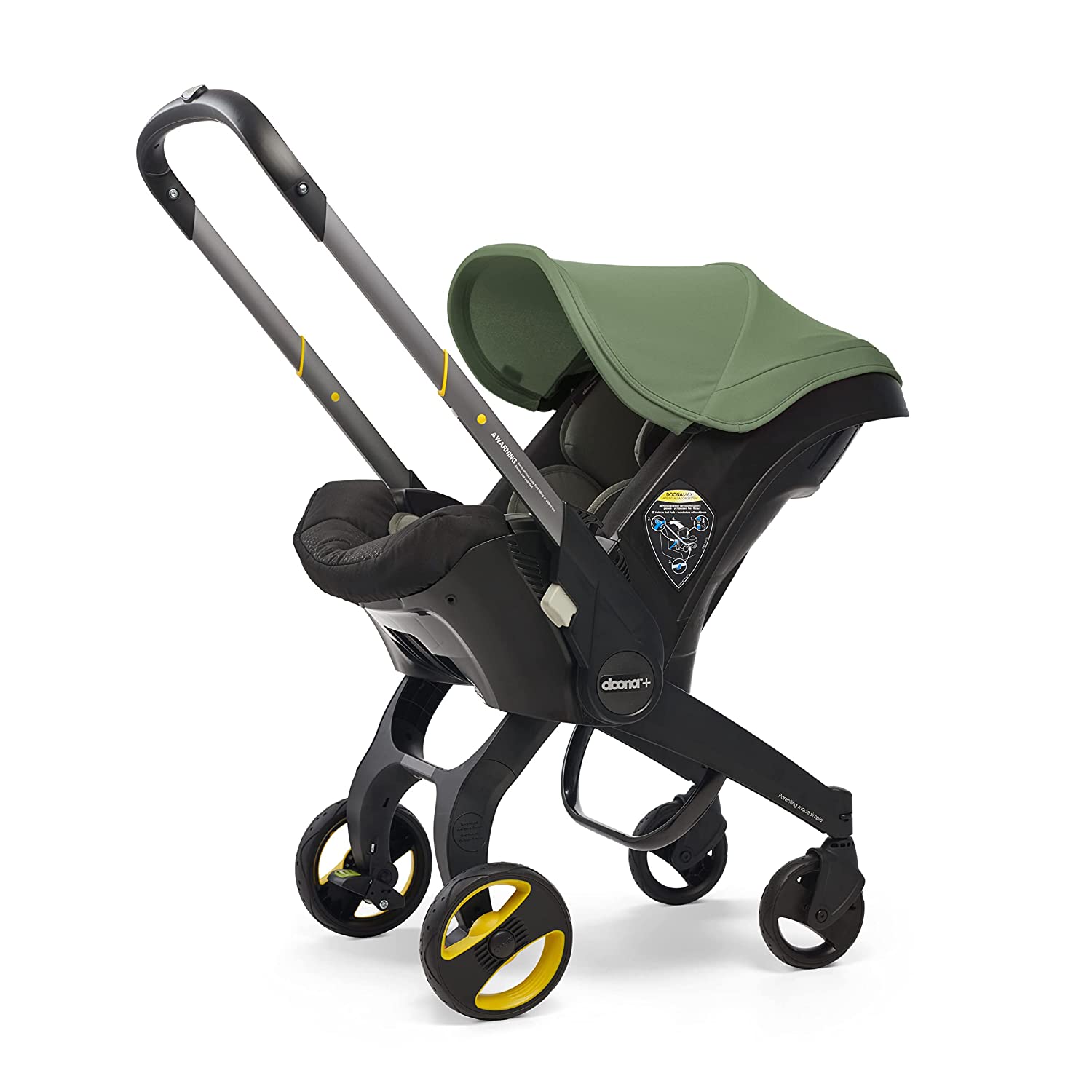 Doona Infant Car Seat & Latch Base Car Seat to Stroller Desert Green US Version