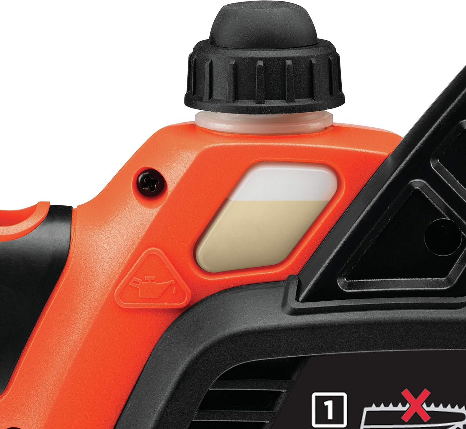 BLACK+DECKER Trononneuse Sans Fil 18 V 25 cm avec Batterie Li-Ion 2 Ah et Chargeur - Scie à Chane avec Lubrification Semi-Automatique - Tendeur de Chaine Sans Outil GKC1825L20-QW