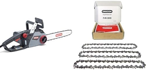 OREGON CS1400 - Trononneuse lectrique 2400W Puissante avec Guide-Chane de 40 cm, Moteur 230V, Technologie ControlCut, Trononneuse Filaire Silencieuse & Légère, Garantie 3 ans