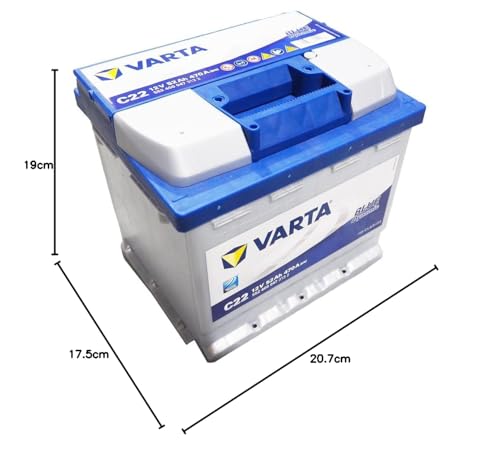Batterie Voiture Varta Blue Dynamic C22 - 12 V 52Ah 470A (EN) - 552 400 047