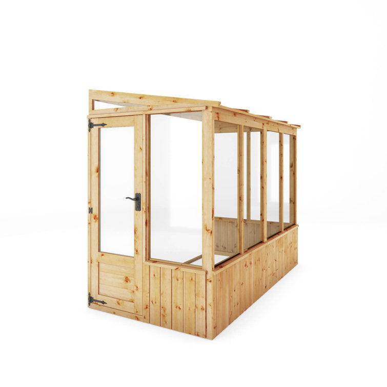 Mercia 8 x 4ft Premium Lean Too Greenhouse