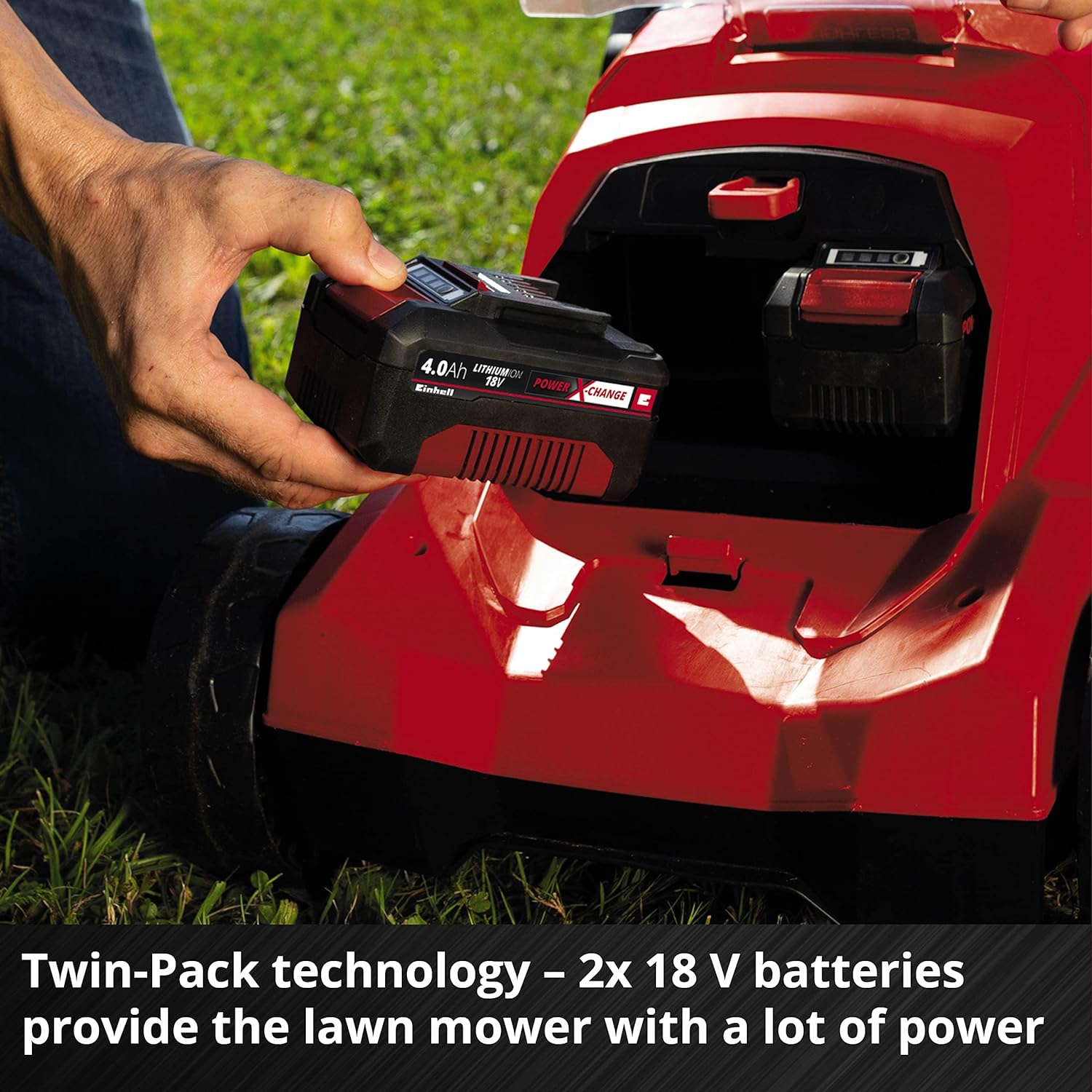 Tondeuse à gazon sans fil Einhell Power X-Change RASARRO 36/38 avec batterie