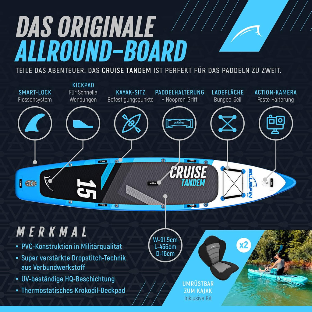 Ensemble de planches de SUP Bluefin Cruise