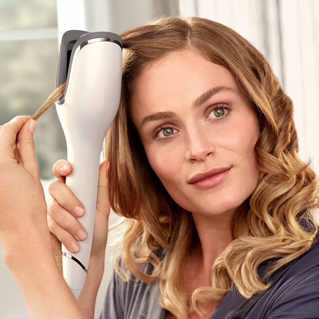 Philips Fer à friser automatique StyleCare Prestige avec système de boucles innovant (modèle BHB876/00)