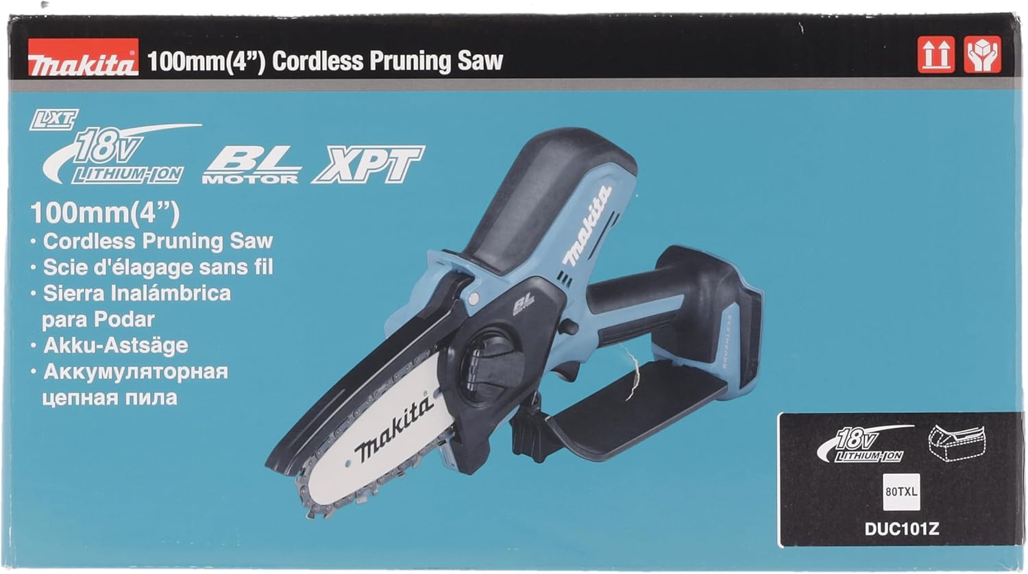 Trononneuse d'élagage 18V LXT guide de 10 cm (Produit seul) - MAKITA DUC101Z