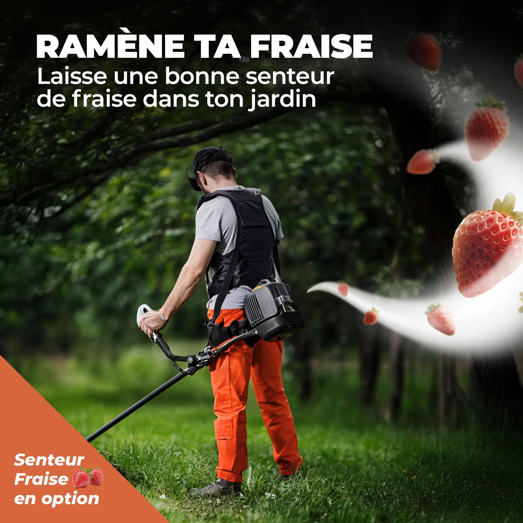 IPONE – Huile Moto Self Oil – Lubrifiant Semi Synthétique - Pour tous les engins 2 temps de Jardinage - senteur Fraise - Lubrification Optimale - Protection Moteur - Bidon 2 Litres