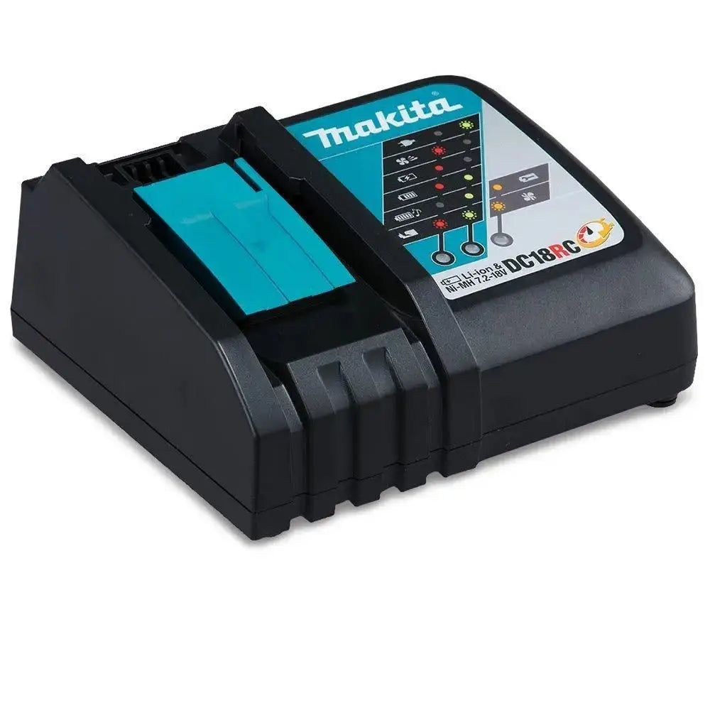 KIT COMBO MAKITA 18 V SANS BALAIS 6 PIÈCES 2 X 5,0 AH DLX6120TX1 