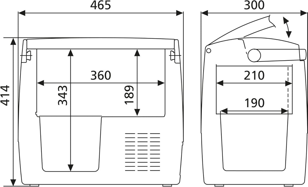 Congélateur à compresseur Dometic Coolfreeze 18 litres