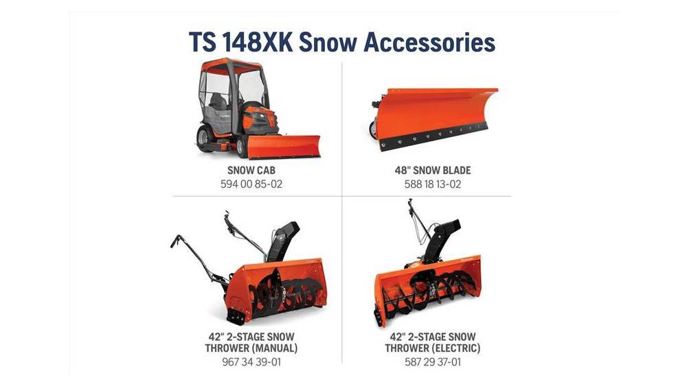 Tondeuse autoportée Husqvarna TS 148XK