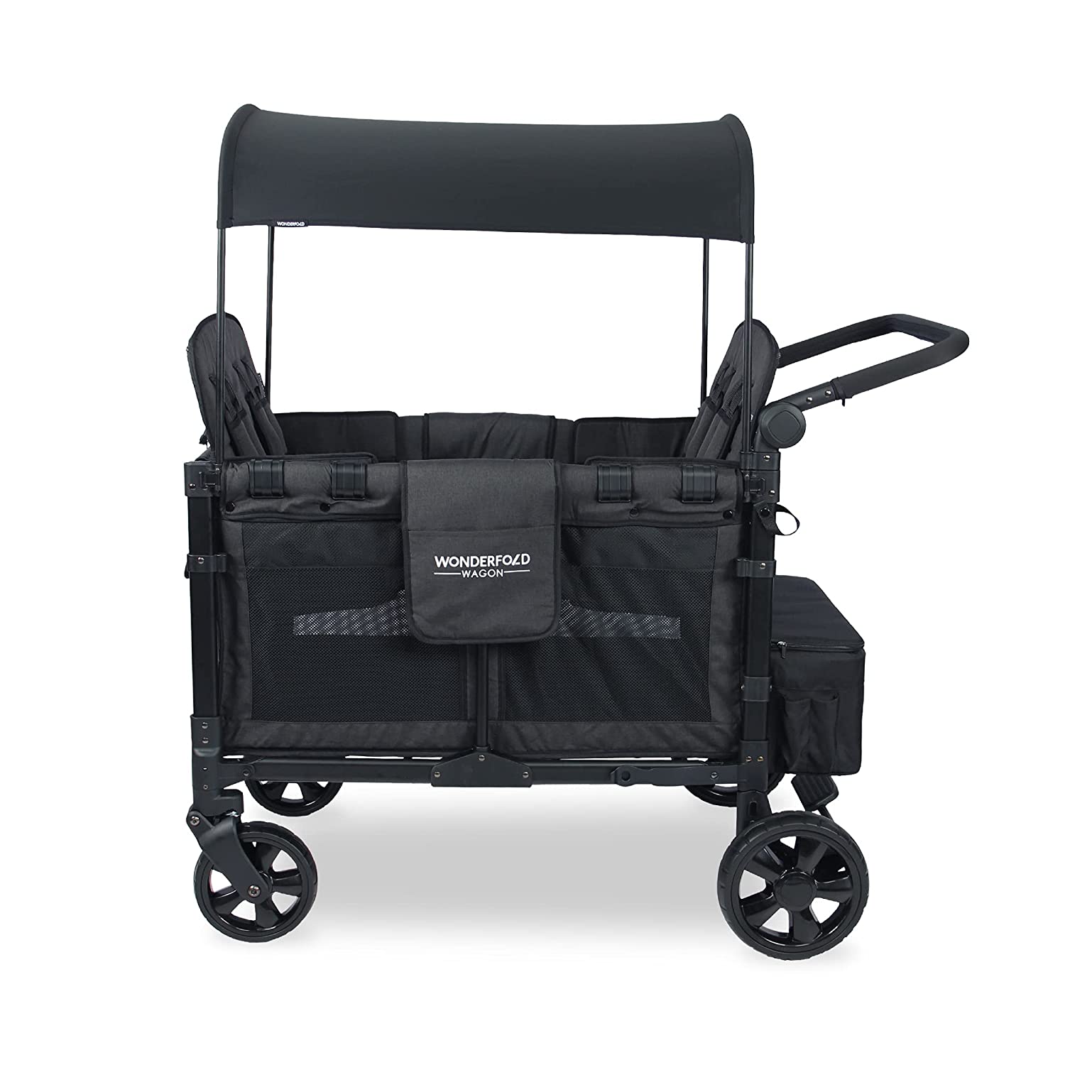 W0NDERF0LD W4 Elite 4 Seater Multi-Function Quad Stroller Wagon
