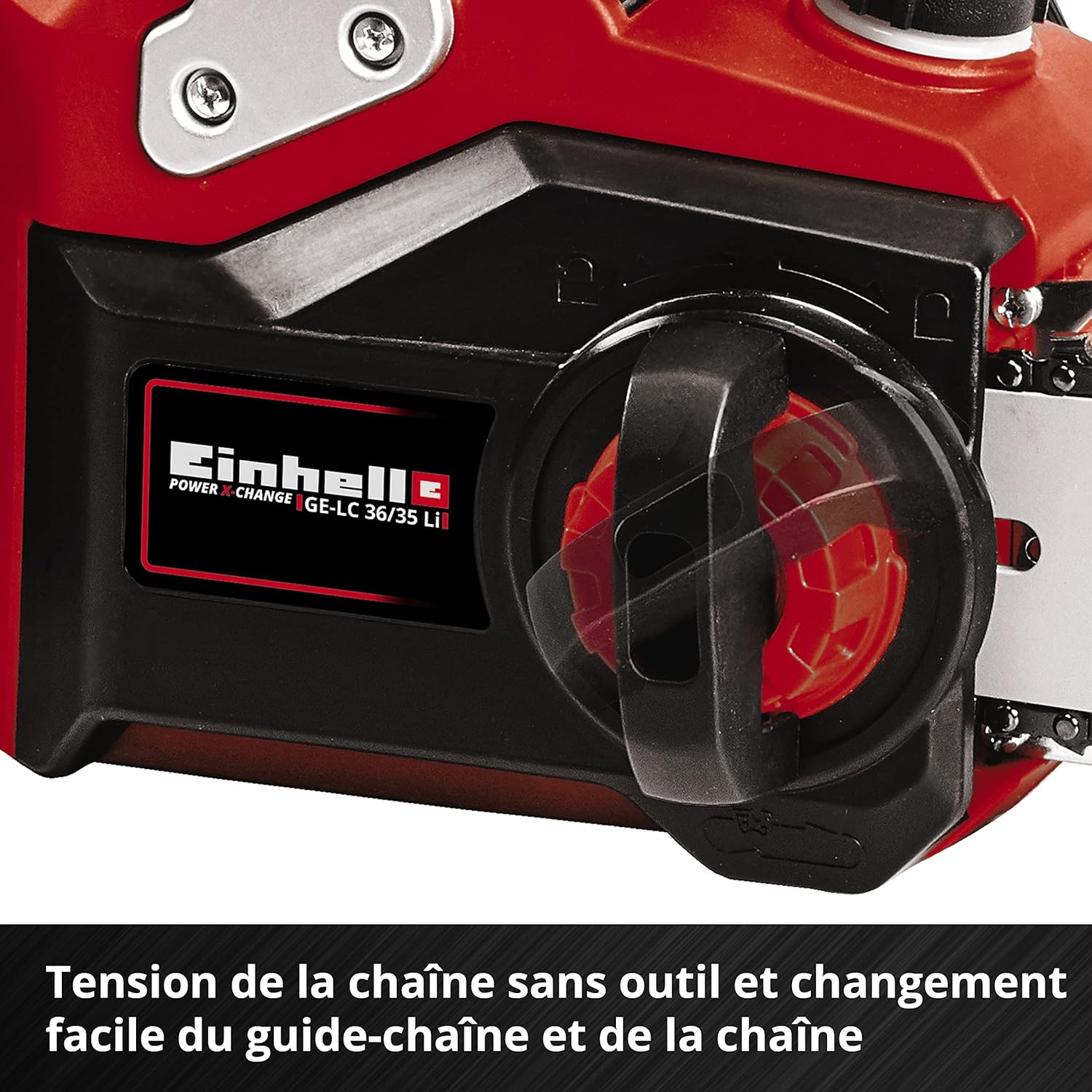 Einhell Professional Trononneuse sans fil GP-LC 36/35 Li- Solo Power X-Change (36V, Longueur de coupé 33cm, Vitesse de chaine 15m/s, moteur sans charbon) Livrée sans Batterie ni Chargeur