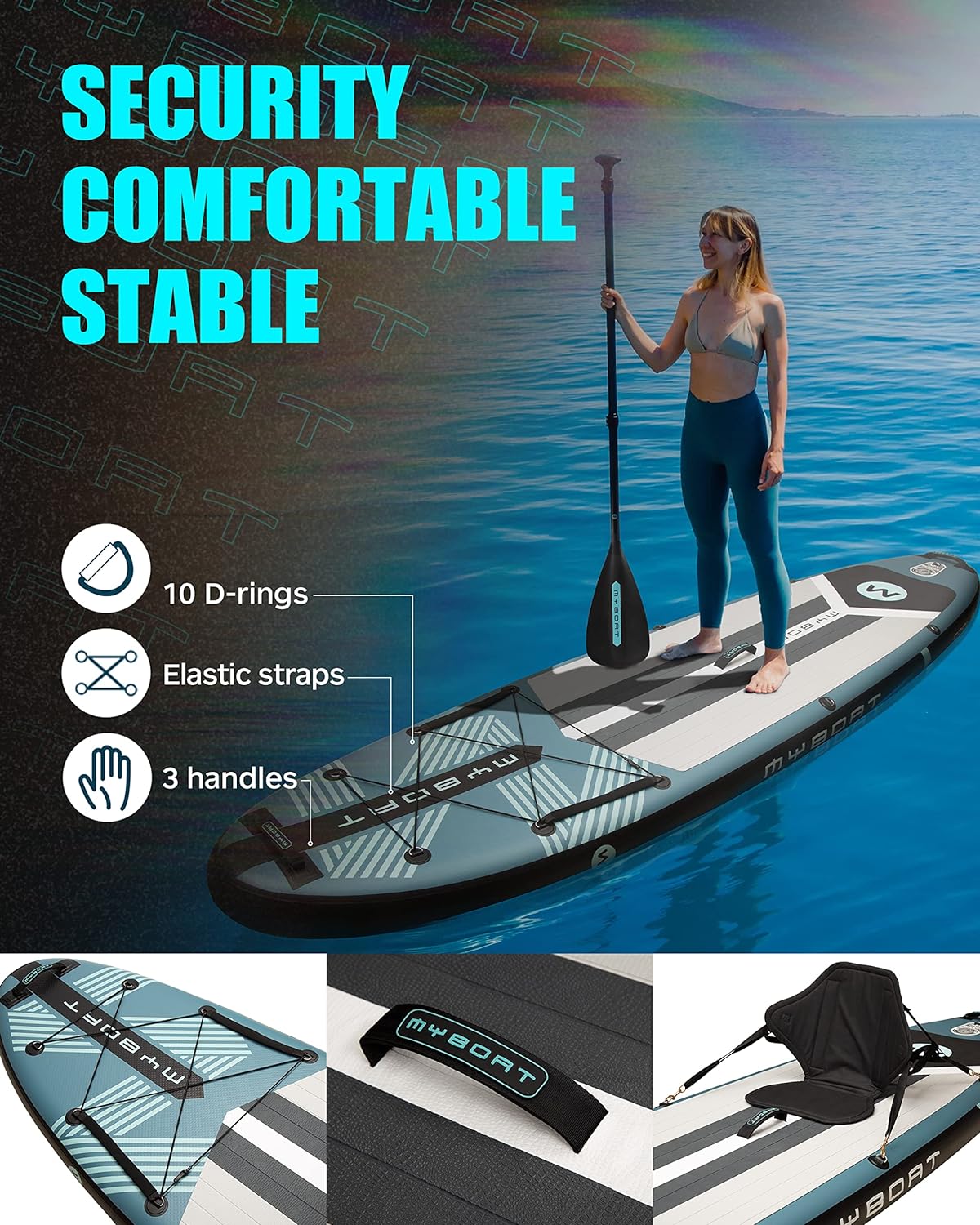 11'6346 Extra Wide Inflatable Paddle Board