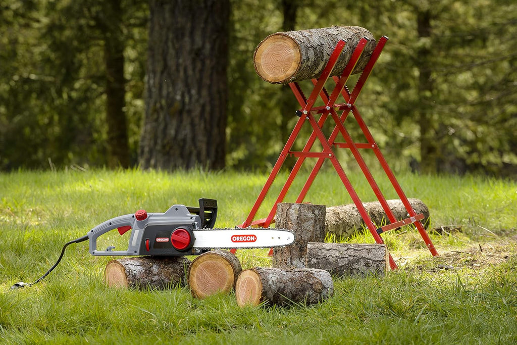 OREGON CS1400 - Trononneuse lectrique 2400W Puissante avec Guide-Chane de 40 cm, Moteur 230V, Technologie ControlCut, Trononneuse Filaire Silencieuse & Légère, Garantie 3 ans