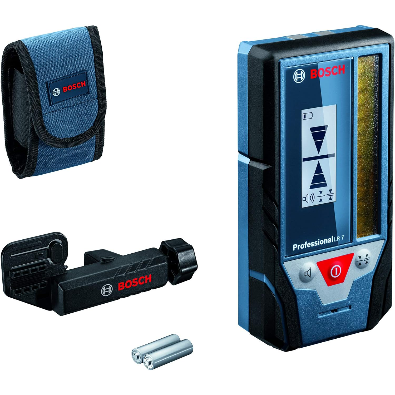 Bosch Professional 12V System Laser Lignes GLL 3-80 CG  Cellule de Rception LR 7 (Faisceau Rouge et Vert, 2 Piles 1,5 V AAA, Porte : 5-50 m, Housse de Protection)