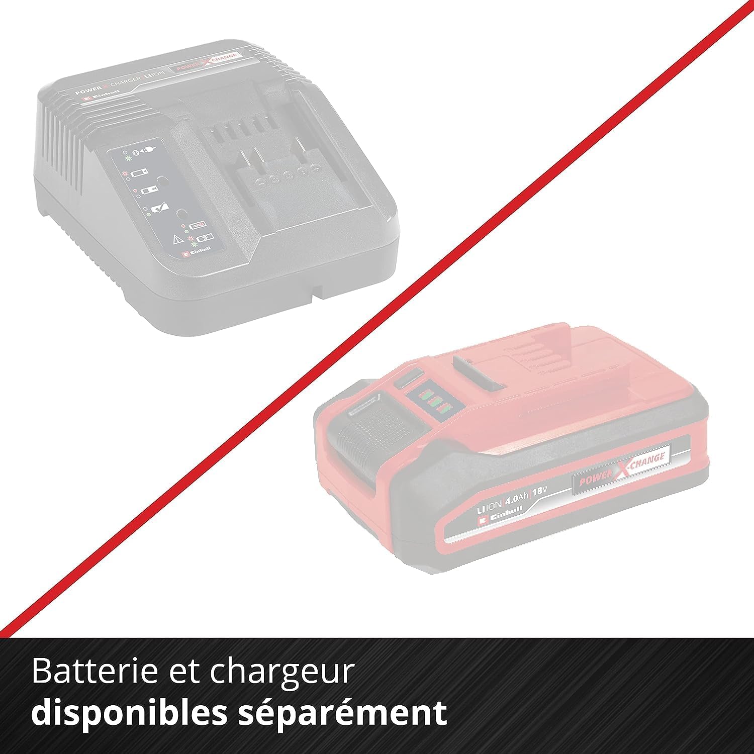 Einhell Trononneuse sans fil FORTEXXA 18/30 Solo - Power X-Change (18V, moteur sans charbon, guide-chane 30 cm, régime max 4 300 tr/min) Livré sans Batterie ni Chargeur