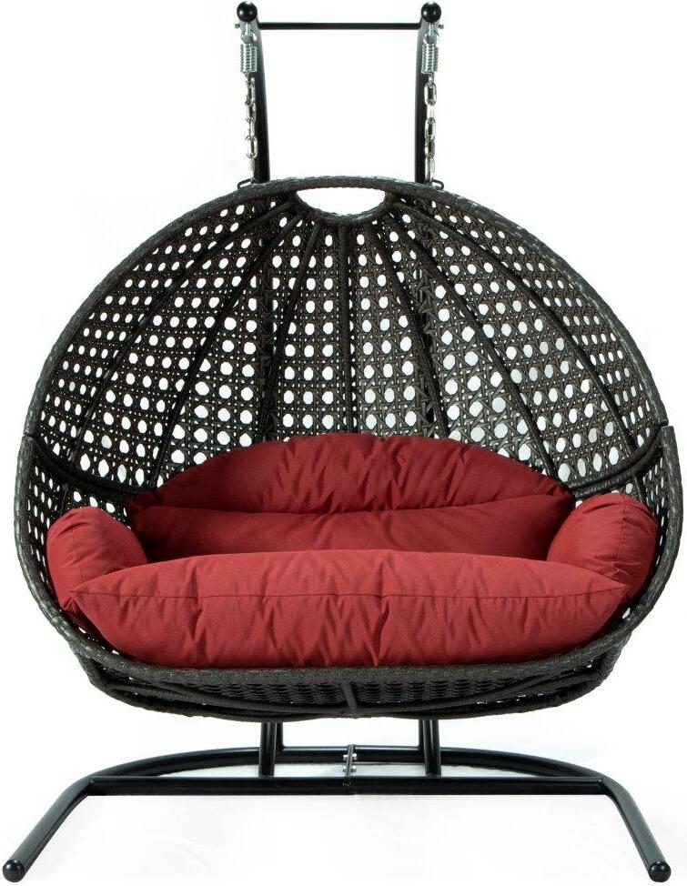2-Person Wicker Hanging Swing Chair
